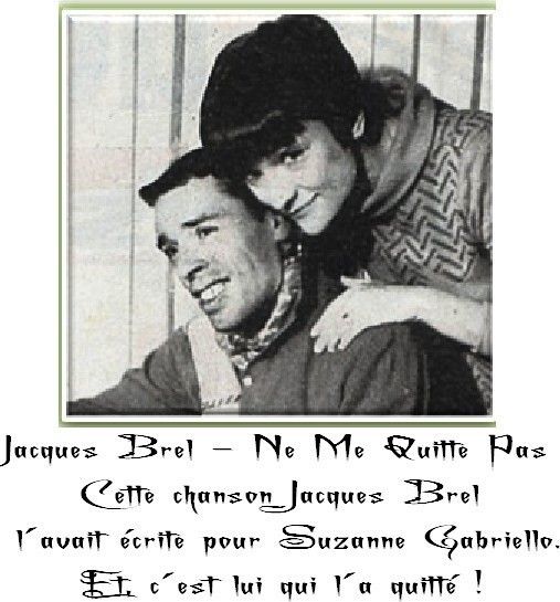 Jacques Brel et Suzanne Gabriello